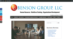 Desktop Screenshot of bensongroupllc.com